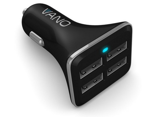Vano 4-port USB car charger