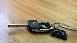 Замена батарейки в автомобильном ключе Hyundai Solaris