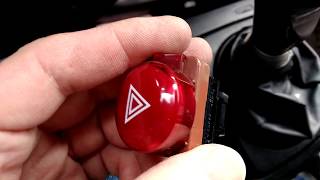 Civic замена подсветки кнопки "аварийки"
