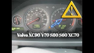 Как потушить Лампочку технического обслуживания Volvo XC90 S80 S60 V70 XC70