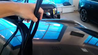Видео: Как опустить дворники в Porsche Cayenne, Порше Кайен