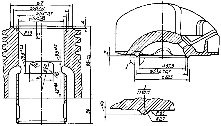 Цилиндр и головка цилиндра двигателя ВП-150