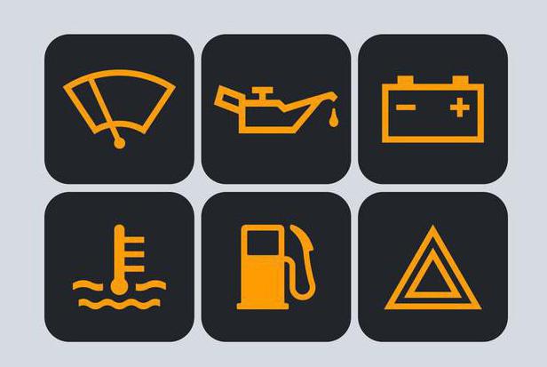 Обозначение значков на панели приборов автомобиля