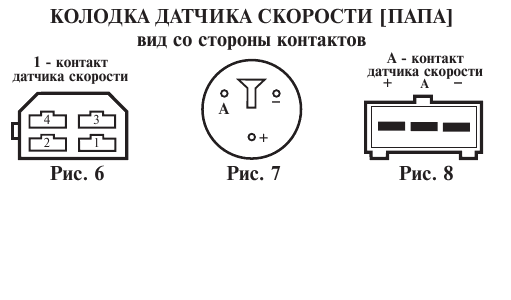 Распиновка датчика скорости камаз 3 контакта старого образца