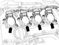 3.25 Проверка и замена свечей зажигания Audi A3