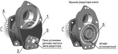 Редуктор привода ТНВД