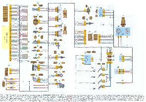 Соединение жгута проводов системы управления двигателем Лада Калина (ЭСУД)