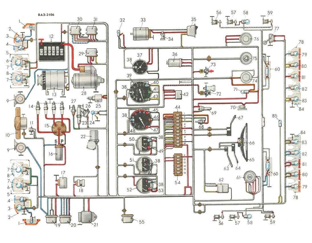 Схема бесконтактной системы зажигания ваз-2107, ваз-2105 и ваз-2104.