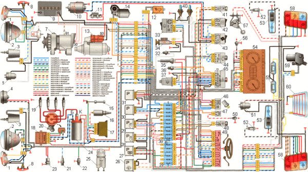 электропроводка ваз 21213