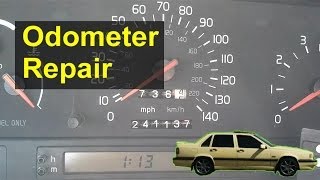 Volvo 850 odometer gear repair / replacement - Auto Repair Series