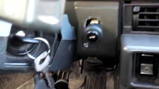 ремонт замка зажигание (запуск стартера с помощь кнопки)