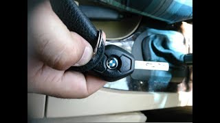 BMW E60 5 SERIES Kак открыть и закрыть окна с ключа.