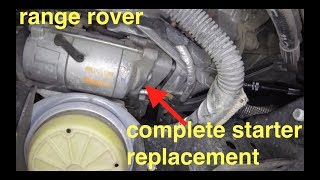 no start - just clicking noise [starter motor replacement] Range Rover√ Fix It Angel