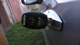 Honda Accord 7 - Замена личинки замка.