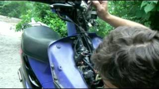 Как заменить тросик спидометра на скутере Honda