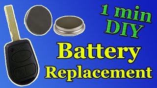 Замена батарейки в ключе Ленд Ровер Рендж, Дискавери, Фрилендер, Дефендер Change the Battery