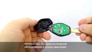 Замена батарейки в неоригинальном ключе бмв е39 е46 е53 е60 Ключ bmw ромбик