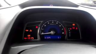 Самодиагностика Honda Civic 4D - пример