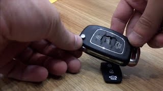 Замена кнопок автомобильного ключа Hyundai Solaris