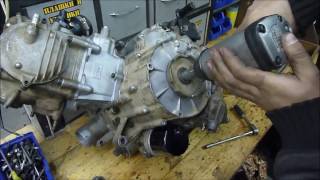 STELS ATV 450H (HISUN )метки ГРМ регулировка ремонт,сборка двигателя