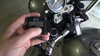 Тахометр индуктивный на мотоцикл. Обзор и подключение тахометра.