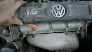 VW POLO - Быстрая замена свечей зажигания.