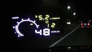 Монитор на лобовое стекло Speedometer OBD II Insert Design & Fresh Driving