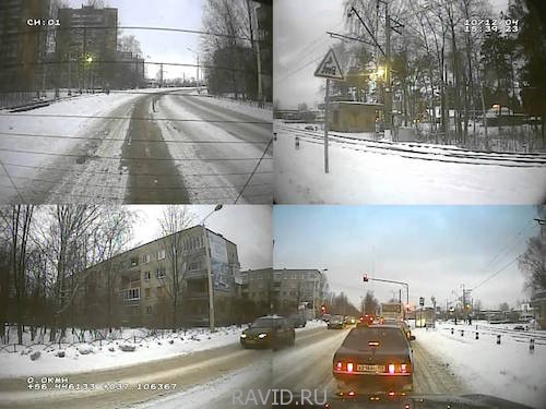 Автомобильные видеорегистраторы на 4 камеры-2