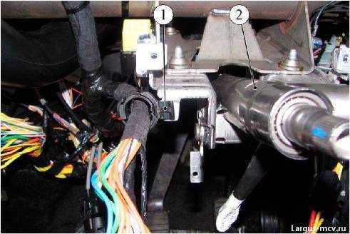 Лада ларгус как снять руль