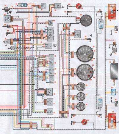 Подробная электросхема ваз 2106